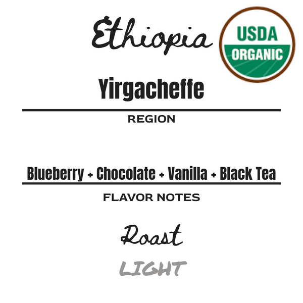 ETHIOPIA ORGANIC YIRGACHEFFE CHELBESA - USDA Organic